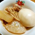 ちえもんたろう's cooksnap of when they made 鶏大根の煮物 feat.卵ちゃん♡.