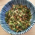 めぐみみこ's cooksnap of when they made 万能！カブの葉とちりめんじゃこの炒め物.