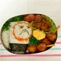 kazupooh77's cooksnap of when they made 妖怪ウォッチ☆ちからもちのキャラ弁^_-.
