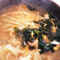 まなみ518's cooksnap of when they made 超手抜き！ワカメと玉子のとろ～りラーメン.