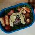 hiro＊ma's cooksnap of when they made 妖怪ウォッチ☆影オロチ☆キャラ弁.
