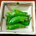SP♪'s cooksnap of when they made スナップえんどうの塩麹和え.