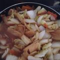 ＊アキラ先輩＊'s cooksnap of when they made 大根と白菜の味噌煮込み.