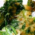 mstwrt's cooksnap of when they made 2品でできる春菊だけのお焼き.