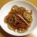 toshi1968's cooksnap of when they made レンコンのキンピラ.