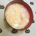 uzu1118's cooksnap of when they made ☆さといもベーコン☆酒粕入り味噌汁.
