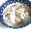 すみねこ。's cooksnap of when they made 塩麹で円やか☆大根と竹輪の煮物.