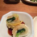 ☆いーさん☆'s cooksnap of when they made 白菜とにらでロールおひたし.