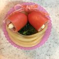 ひろかいママ's cooksnap of when they made *キャラ弁＊クリスマスベルの作り方.