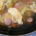 めろんぐまん's cooksnap of when they made レタスとウインナーのたまごスープ.