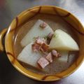 すみっきい's cooksnap of when they made 聖護院大根とパンチェッタのスープ煮.