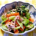 あ～ちゃんさ～ちゃん's cooksnap of when they made 青梗菜のサラダ！.