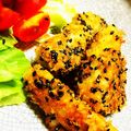 クック豆ちゃん's cooksnap of when they made ☆黒ごまサクサク衣deカジキのごまカツ★.