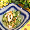 monchan♪♪'s cooksnap of when they made 簡単！ちくわときゅうりのごま酢の物.