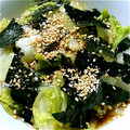 Ｍatu☆Music's cooksnap of when they made ５分で簡単！！！白菜と海苔の和え物.