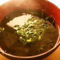 BiwacoJune's cooksnap of when they made わかめや海苔で！海藻のお吸い物♪.
