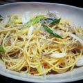 RUMI180's cooksnap of when they made 長ネギだけスパゲティ.