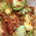 クックU831LK☆'s cooksnap of when they made おつまみに★アボカドキムチ.