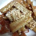 ゅぅu_u's cooksnap of when they made レンジで柔らか☆牛蒡のきんぴら.