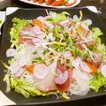 ガンズくん's cooksnap of when they made 寒ブリのカルパッチョ すだち醤油ドレ.