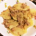 みづ菌's cooksnap of when they made 時短☆ジャガイモのひき肉あんかけ.