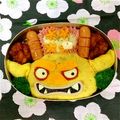 kazupooh77's cooksnap of when they made 妖怪ウォッチ キャラ弁 山吹鬼.