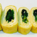 milk＊crown's cooksnap of when they made 簡単☆めんつゆとほうれん草で玉子焼き☆.