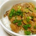 melon75's cooksnap of when they made ガッツリ!!コク旨♡味噌豚丼♡.