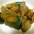 MofeMofee's cooksnap of when they made こんにゃくとごぼうのピリ辛炒め.