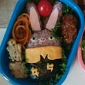 hiro＊ma's cooksnap of when they made キャラ弁　妖怪ウォッチ　ヒキコウモリ.
