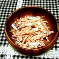 ＊hanapun＊'s cooksnap of when they made 栄養満点＊人参とちくわの胡麻マヨサラダ.