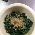ひまわり６号's cooksnap of when they made 春菊のあっさりおひたし.