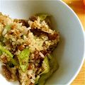 ともぎゃん's cooksnap of when they made 簡単！納豆レタス炒飯.