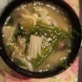 クックZ69KDS☆'s cooksnap of when they made 具だくさんのお味噌汁②ほうれん草・卵など.