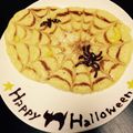もてち24's cooksnap of when they made ハロウィン✩クモの巣ホットケーキ.