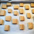 takeなな's cooksnap of when they made 強力粉クッキーその②(黒ごまきな粉).