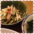 nakamucchi's cooksnap of when they made ハムきゅうりキムチの簡単マヨあえ.