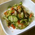 しのばぁたん's cooksnap of when they made 塩昆布キムチの素で☆きゅうり他簡単浅漬け.