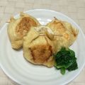 あいらりおな's cooksnap of when they made □■海老と鶏挽肉の油揚げ包み■□.