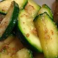 ウナウナ's cooksnap of when they made ズッキーニの胡麻和え.