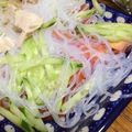 はぴらきまむ's cooksnap of when they made 鶏むね肉でボリュームバンバンジー.
