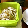 risa00000's cooksnap of when they made ルクエ　de　蒸ししゃぶ.