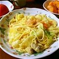 risa00000's cooksnap of when they made シチューの残りで簡単クリームパスタ☆.