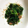 ＊pinoko＊'s cooksnap of when they made 超簡単♪　春菊のお浸し.