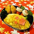 マッハママ's cooksnap of when they made お弁当用☆オムソバ.