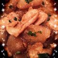 ひろちぃ９５'s cooksnap of when they made 鶏肉と大根のこってり煮物.