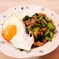 アメソウママ's cooksnap of when they made 黒胡椒たっぷり小松菜と豚肉とろ～り炒め♪.