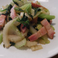 くまのりす's cooksnap of when they made 簡単！おいしい！セロリとベーコン炒め.