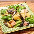 ちべターリー's cooksnap of when they made 茄子とベーコンの味噌炒め☆.