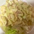 тakuмasa✩。's cooksnap of when they made レンチンですぐ出来！ツナキャベサラダ.